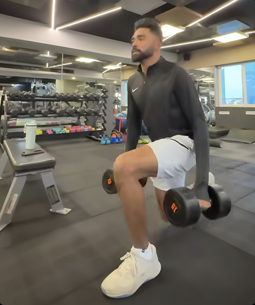 Mohammad Siraj’s Hard Work in Gym Impresses Fans